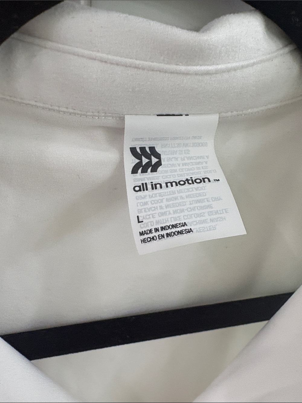 all in motion White Sleeveless Polo Tank with Collar - Picture 2 of 5